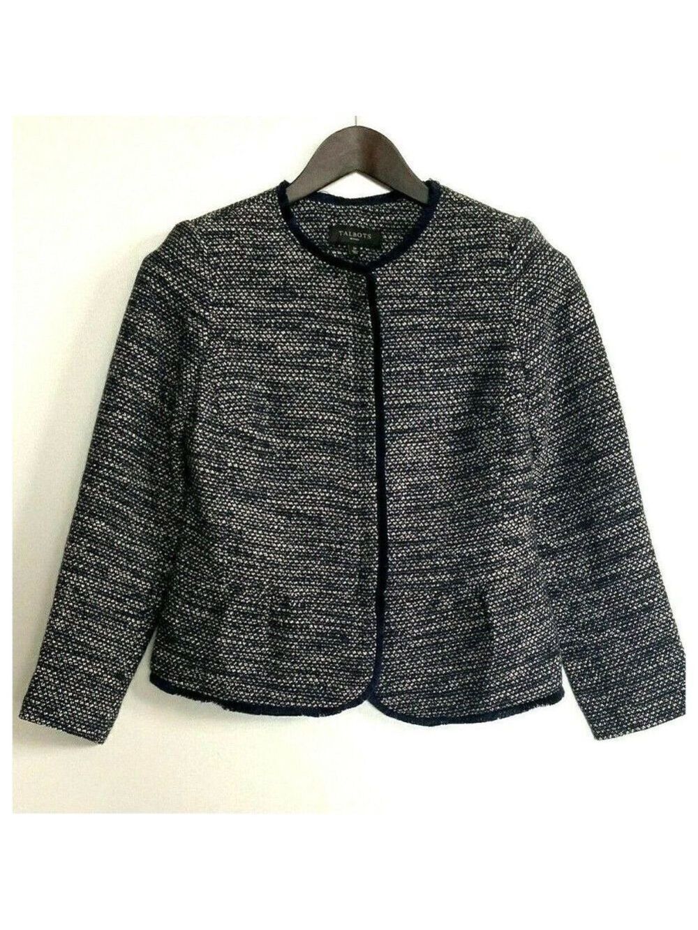 Talbots Petite Tweed Jacket Size 2P